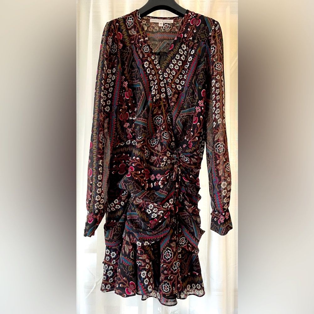 Dress Veronica Beard Size 6 Multicolored